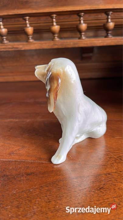 Piesek Figurka porcelanowa Śliczna figurka bez Gdańsk sprzedam