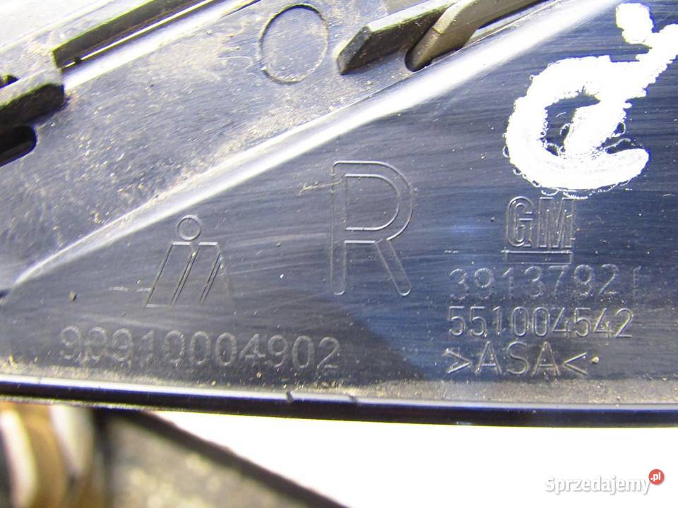 ATRAPA KRATKA ZDERZAKA PRAWA PRAWE OPEL INSIGNIA Listwy i nakładki