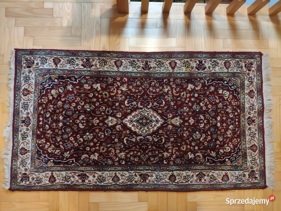 Wełniany ręcznie tkany perski dywan dywanik 87 X małopolskie Kraków