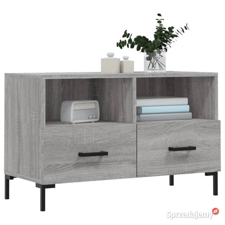 Szafka pod telewizor szary dąb sonoma 80x36x50 Warszawa sprzedam