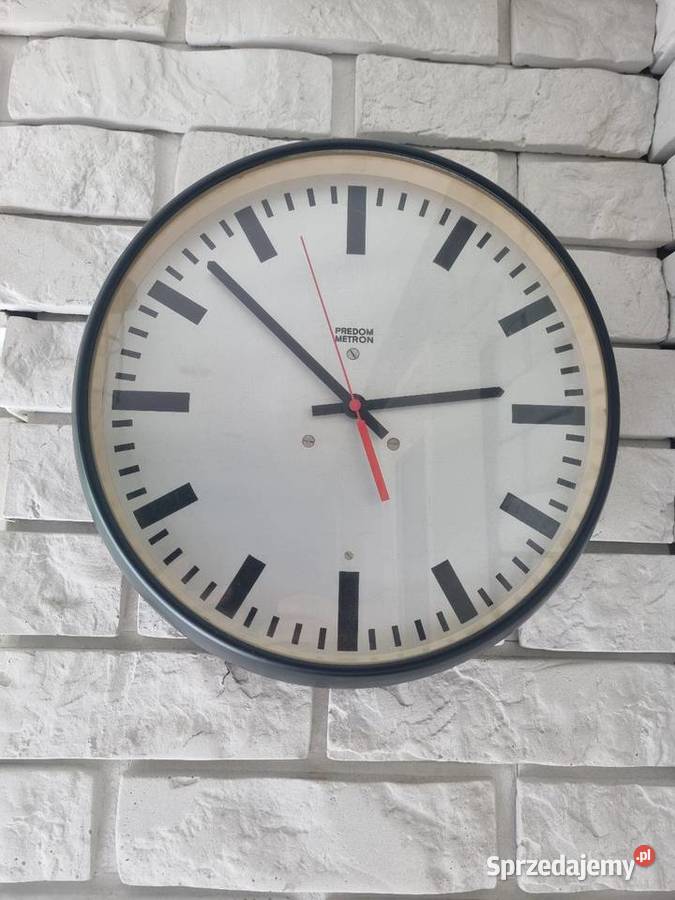 Kultowy Zegar Dworcowy PREDOMMETRON Z857 PRL Solnica sprzedam