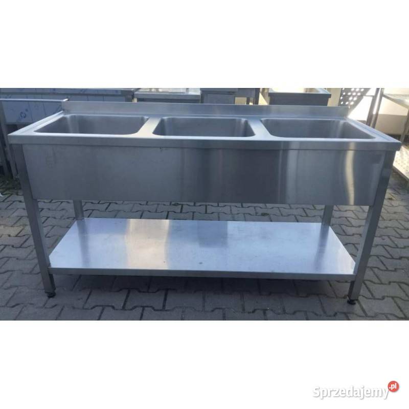 Zlew 3 Komorowy z Półką 1606085 S 1652O Nowe Skalmierzyce