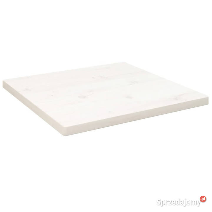 Blat stołu biały 60x60x25 lite drewno sosnowe Warszawa sprzedam