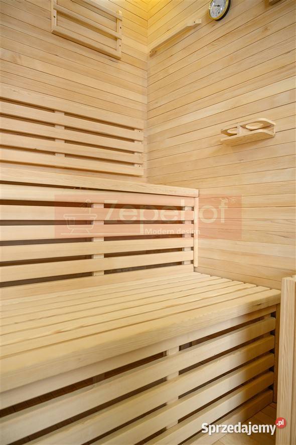 Sauna fińska sucha z piecem 1600x1600mm MOC 60 Grabówka