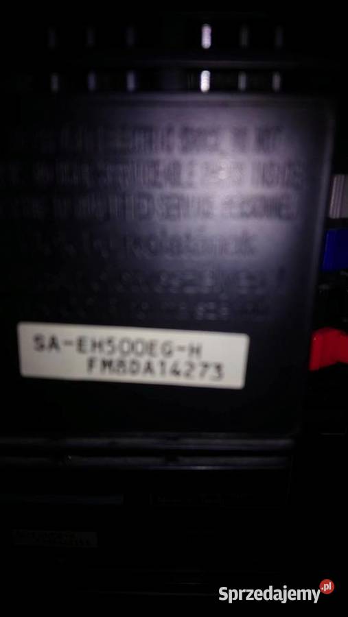 Elementy wieży Technics SHEH 500 błąd F61 Brwinów