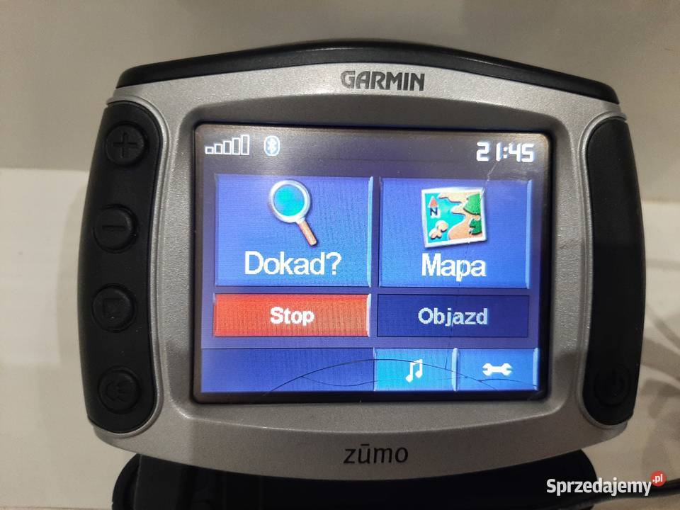Garmin zumo 550 nawigacja motocyklowa uchwyt Sieciechów