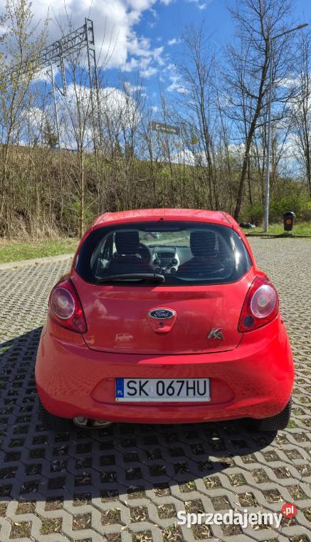 Ford Ka 2010 12 niski przebieg czerwony Katowice