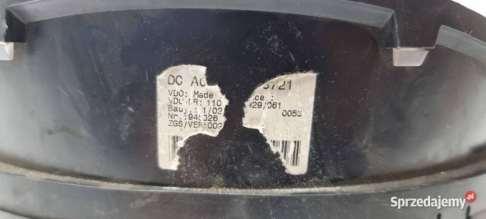 LICZNIK ZEGAR MERCEDES SPRINTER W904 88311295