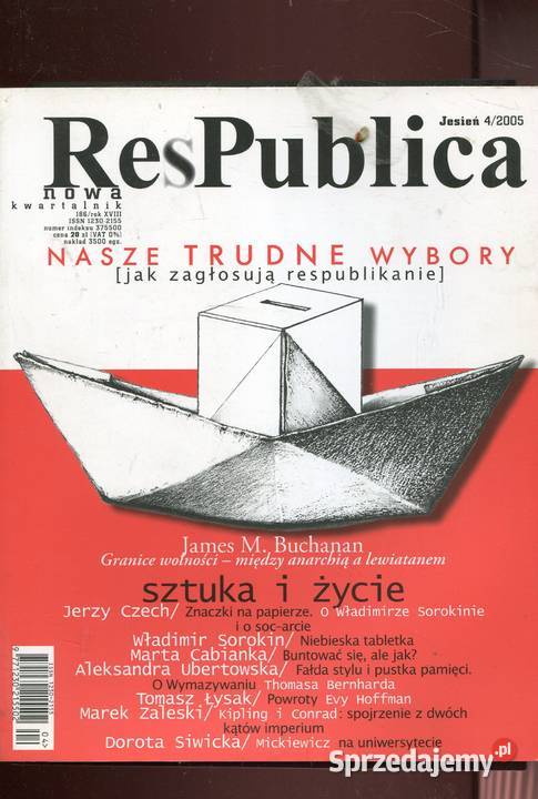 Nowa Res Publica Rocznik 2005 Kwartalnik Komplet Szczecin