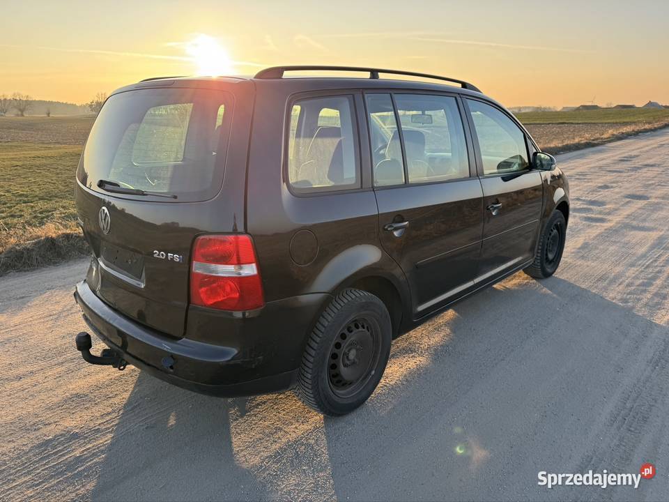 Volkswagen Touran 20 FSI 150 266 przebiegu wielkopolskie Krotoszyn