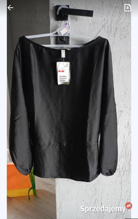 Elegancka czarna bluzka HM nowa z metką Olsztyn