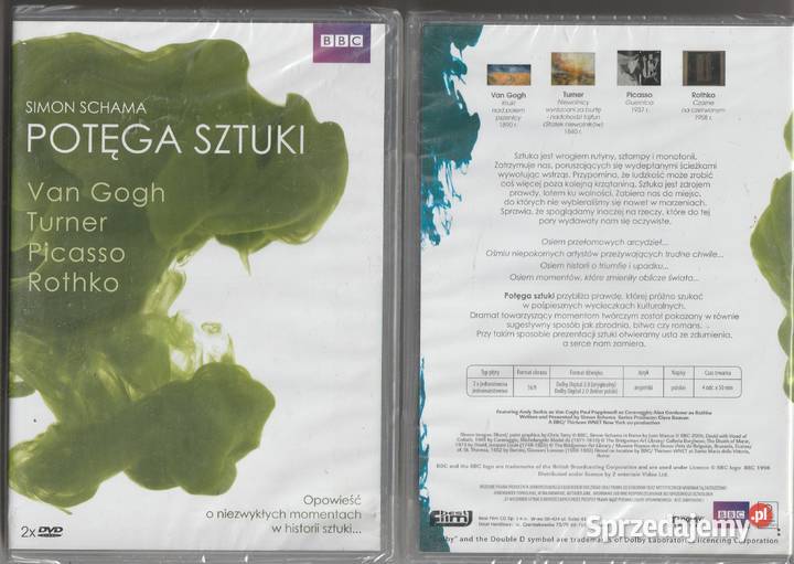 POTĘGA SZTUKI PICASSO ROTHKO DVD Filmy mazowieckie Pruszków