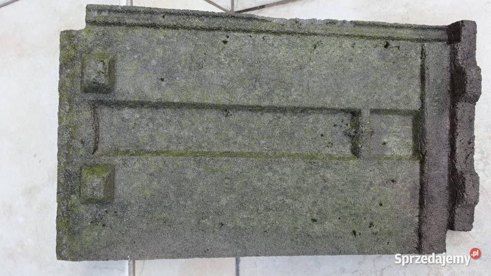 Dachówka betonowa cementowa stara powojenna 38 x pomorskie Dąbie