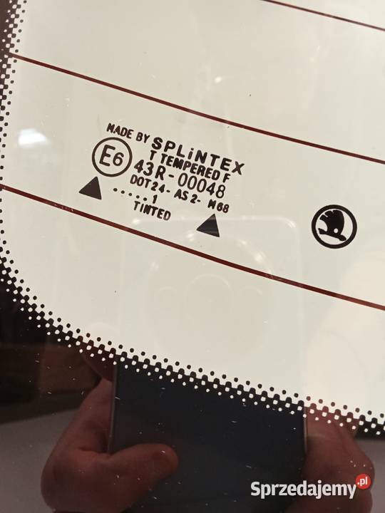 Szyba Tylna Skoda Octavia 97 Zielona Możliwość Tylne Bralin