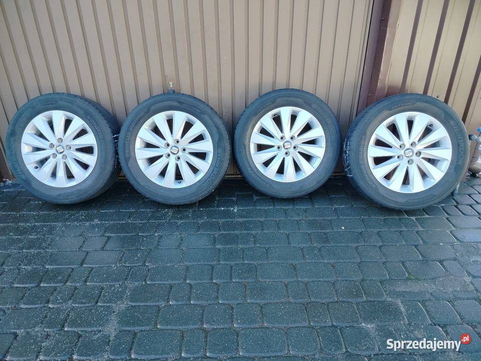 Alufelgi z oponami letnimi Seat pomorskie Czarna Woda sprzedam
