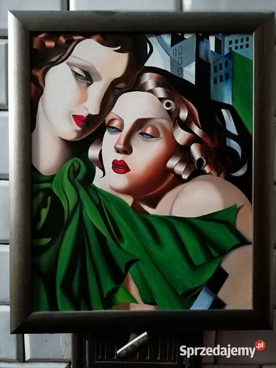 Kopia obrazu Tamary ŁempickiejDziewczęta