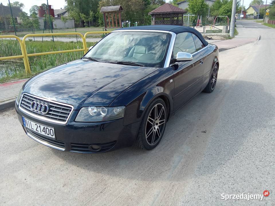 Audi a4 b6 cabrolet LPG 1800cm3 Nowe Miasto Lubawskie