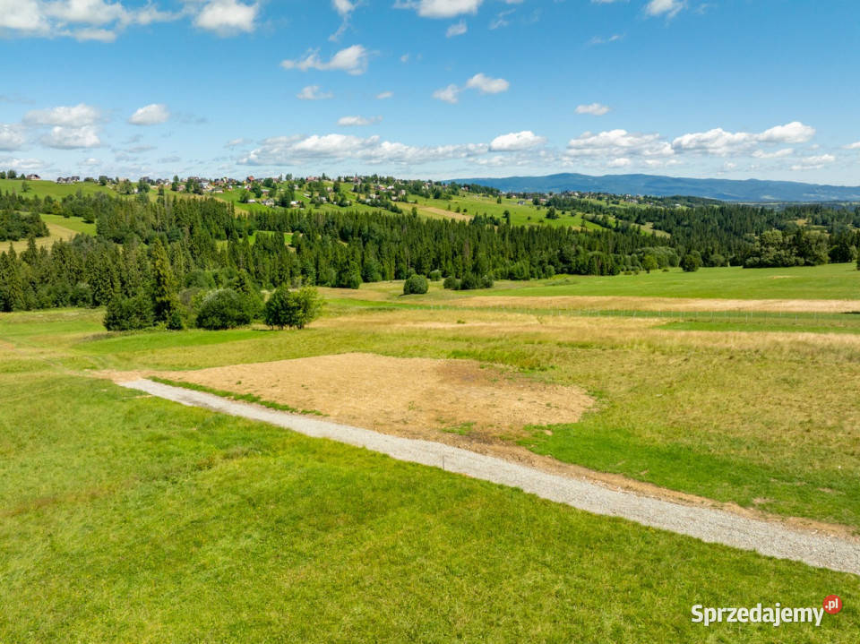 Działka budowlana Leszczyny 1074m2 utwardzona sprzedam