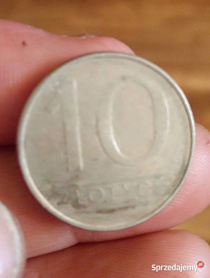 Sprzedam 10 zl 1987 r zamazana data i napis lubelskie Chełm