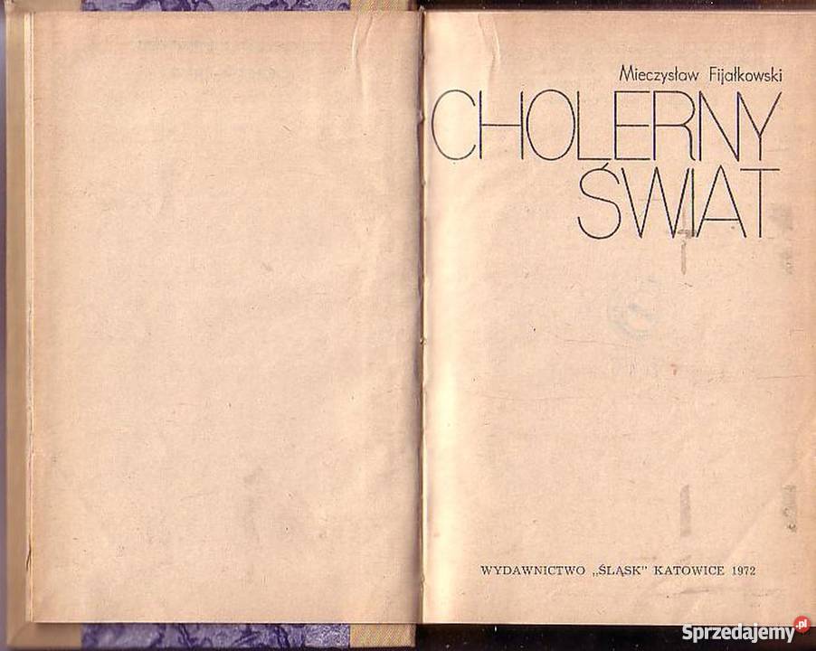 0443 CHOLERNY ŚWIAT MIECZYSŁAW FIJAŁKOWSKI Czyrna sprzedam