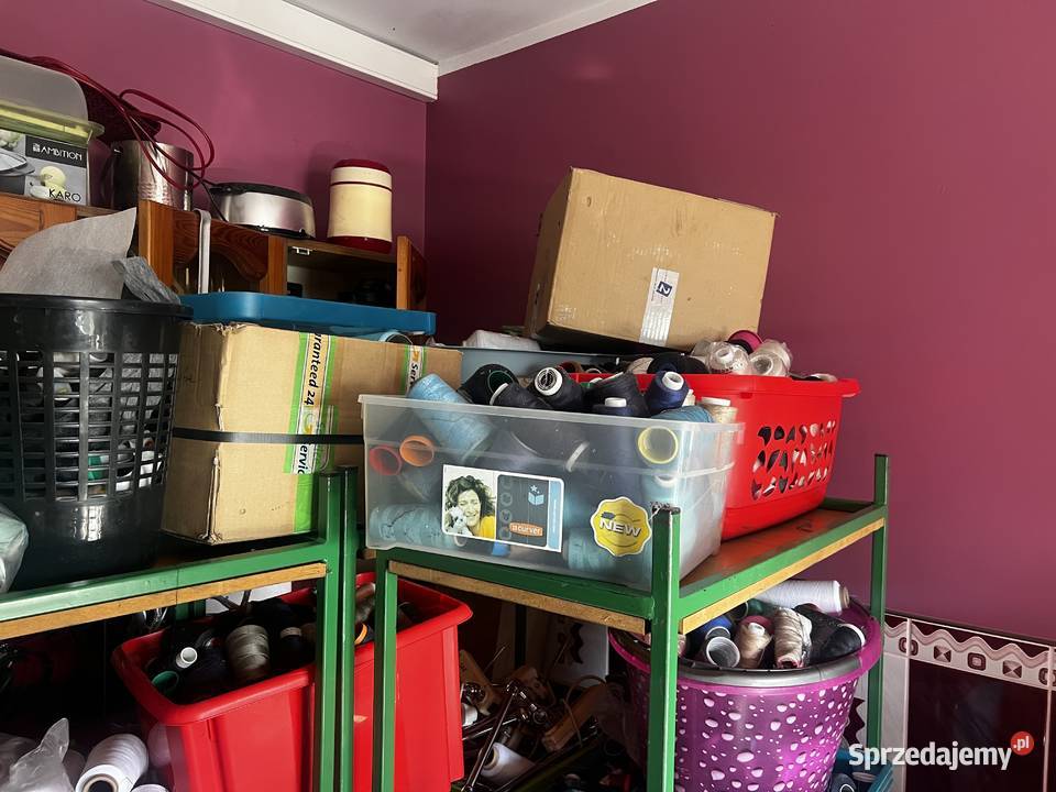 Materiały nici sprzedam Dodatki Trzemeszno