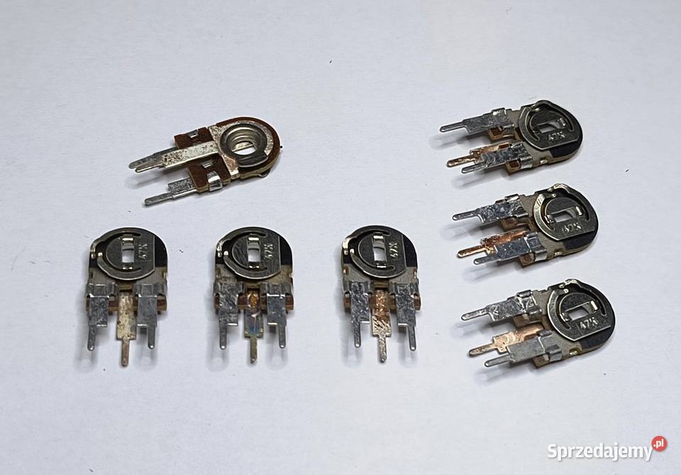 Potencjometr montażowy 47k TVP115 Unitra TELPOD Gdańsk