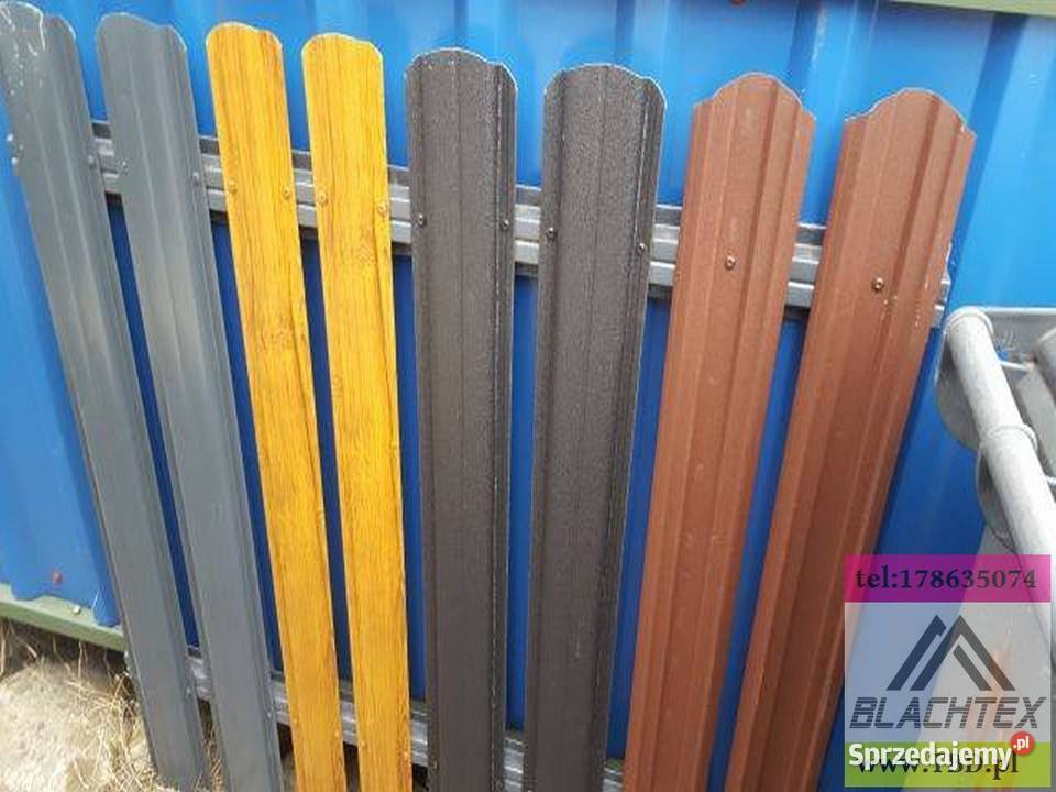 Metalowe ogrodzeni płot sztachety 2 II gatunek podkarpackie Lesko sprzedam
