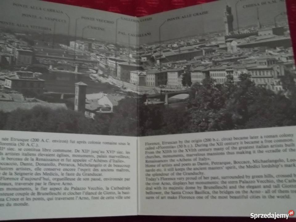 Pocztówki z Florencji zestaw 25Kartki pocztowe Łódź