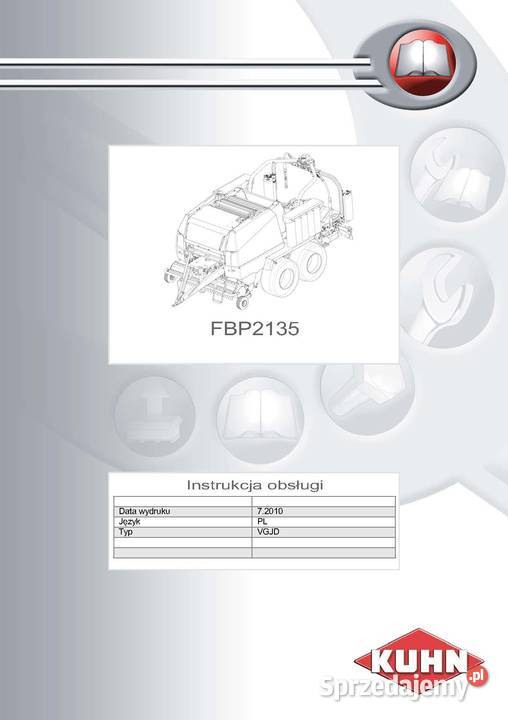 Kuhn FBP2135 FBP 2135 instrukcja obsługi