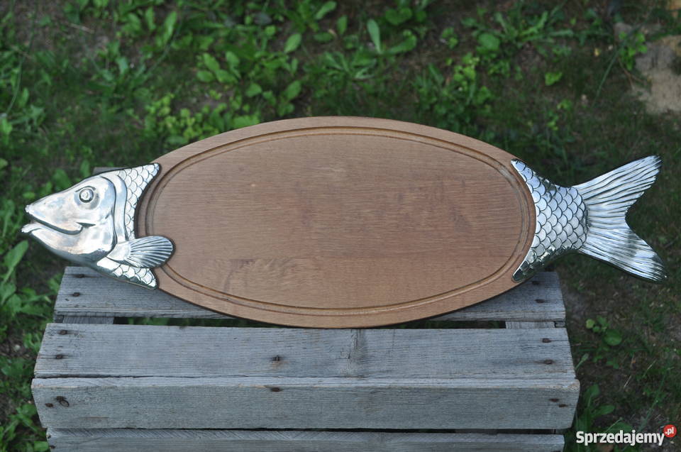 Duża drewniana deska RYBA 62x21 sprzedam