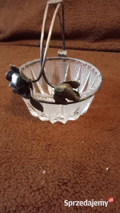 Cukiernica Hefra Argentum plater kryształ Zielona Góra