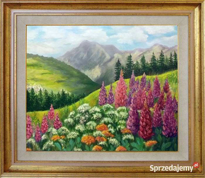 Obraz olejny Pejzaż górski Lublin