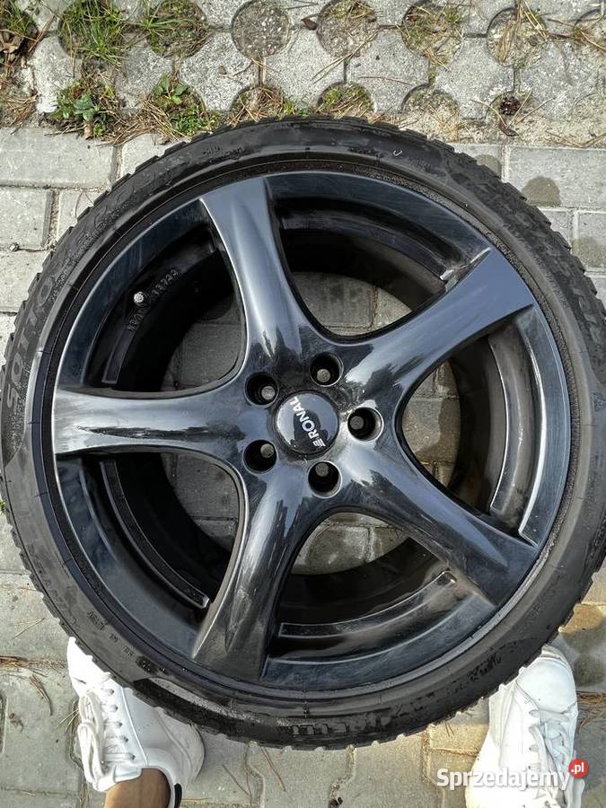 Opony zimowe Pirelli z felgami Ronal CLA 45 amg Warszawa sprzedam