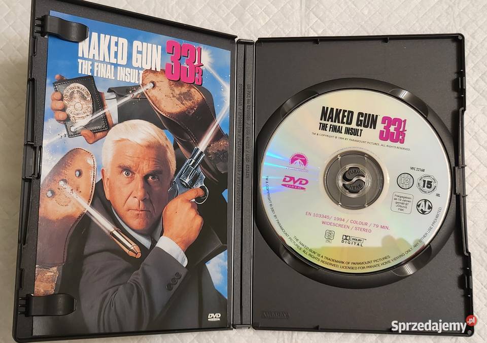 Naga broń zestaw trzech filmów dvd mazowieckie