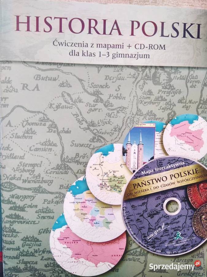 Historia Polski ćwiczenia z mapami używane Warszawa sprzedam
