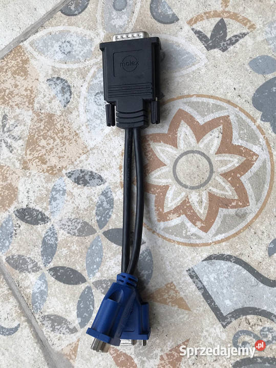 Molex VGA Y Cable Splitter DMS59 Connector 1xLFH Kielce sprzedam