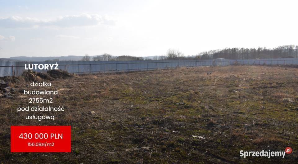 Działka komercyjno usługowa 2755a w Lutoryżu handlowo-usługowa