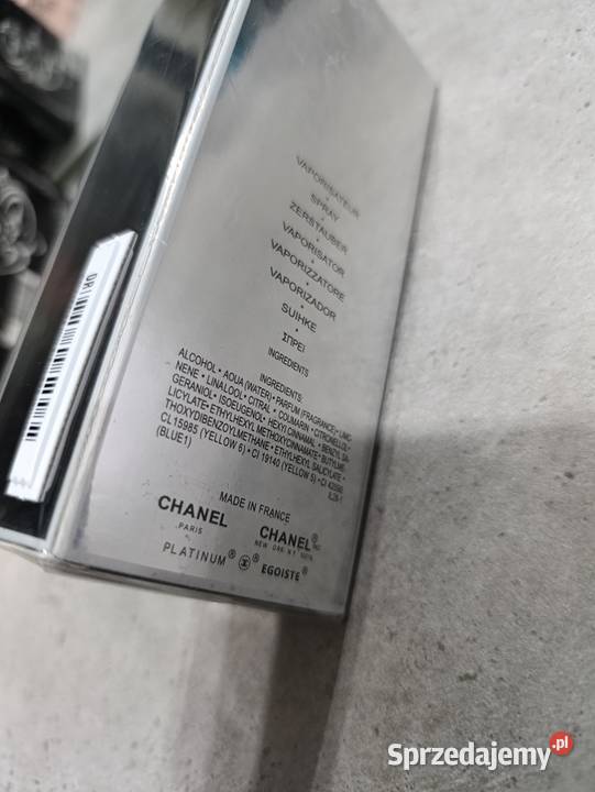 Woda toaletowa Chanel Platinum Egoiste 100ml małopolskie Kraków
