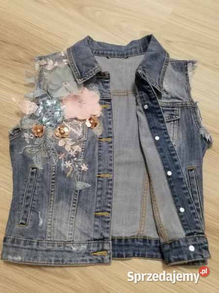Kamizelka jeansowa Nidzica sprzedam