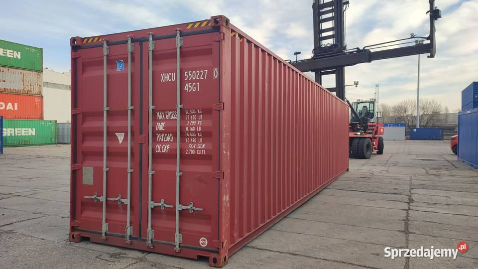 Kontener Morski Magazynowy 40HC nowy 12m