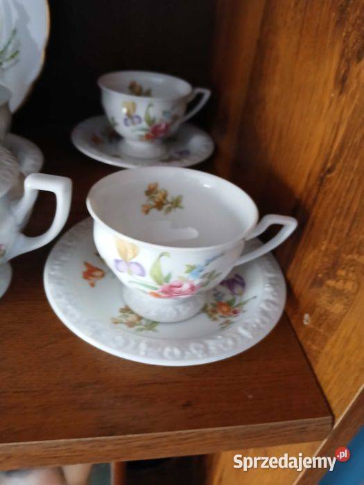 Serwis kawowy Rosenthal Sommerstrauss Maria Porcelana i szkło małopolskie Kraków