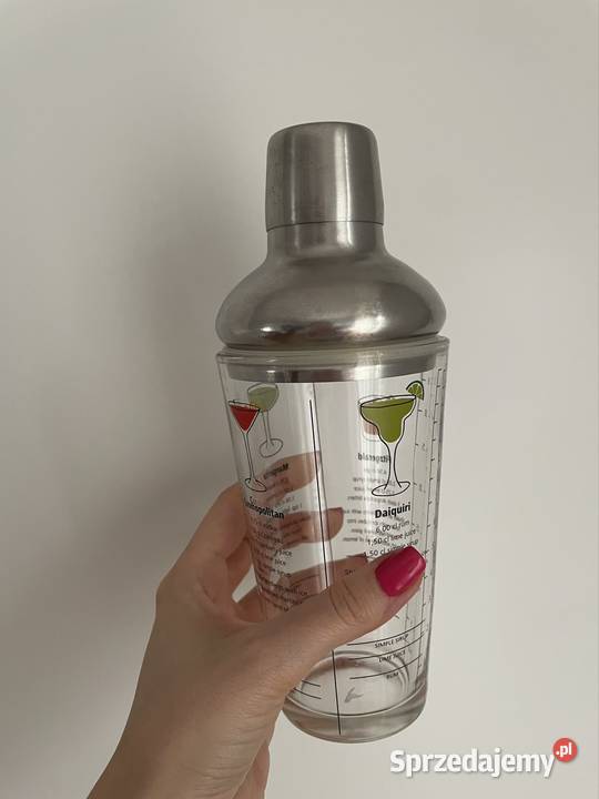 Szejker shaker do drinków kawy napojów szklany przezroczysty Wręczyca Wielka sprzedam