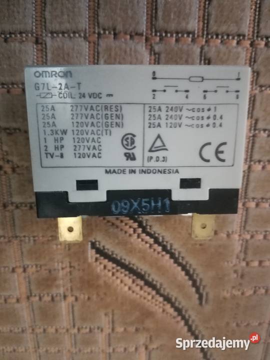 Przekaźnik mocy DPSTNO 240 VAC 25 A G7L2AT Elbląg