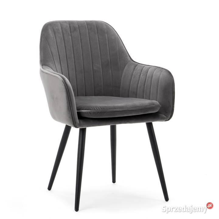 Ciemnoszare Krzesło Emilia Wysyłka 24H Dostawa 0 90cm Tarchały Małe