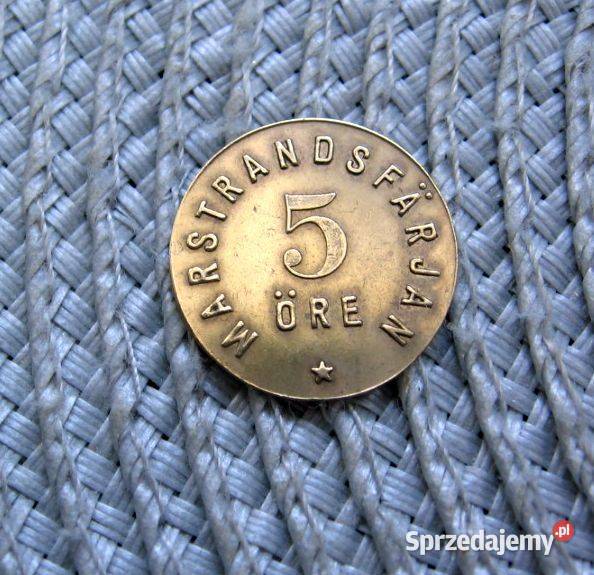Żeton Szwecki 5 Ore Kalisz