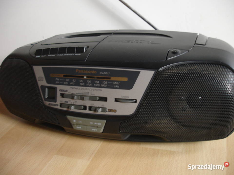 Radiomagnetofon PANASONIC RXDS12 lubuskie Zielona Góra