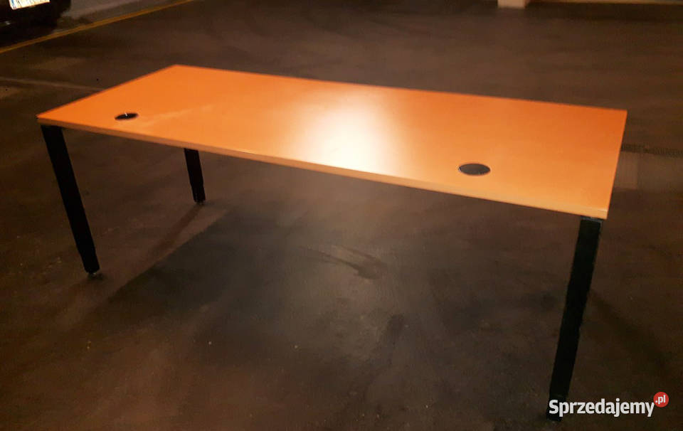 Nowoczesny podwójny stół biurowy 200x80 solidne Przemyśl