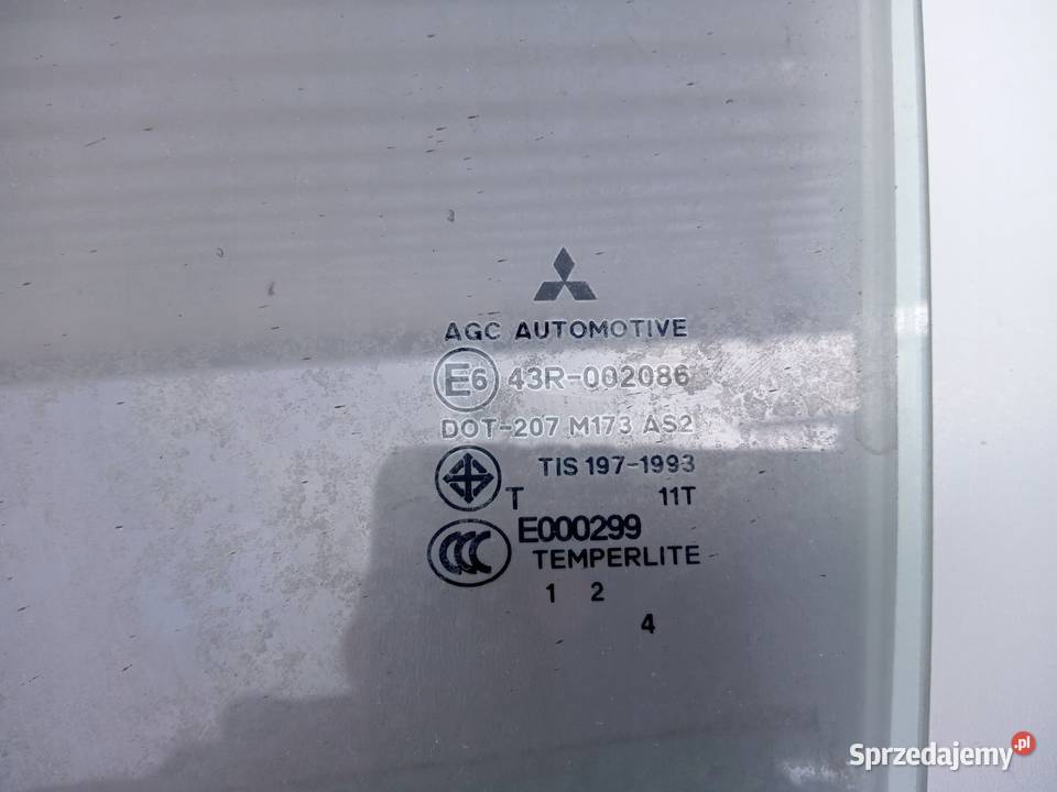 SZYBA DRZWI LEWY PRZÓD MITSUBISHI PAJERO wielkopolskie