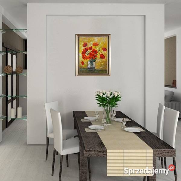 Obraz olejny Maki odcienie czerwieni Lublin