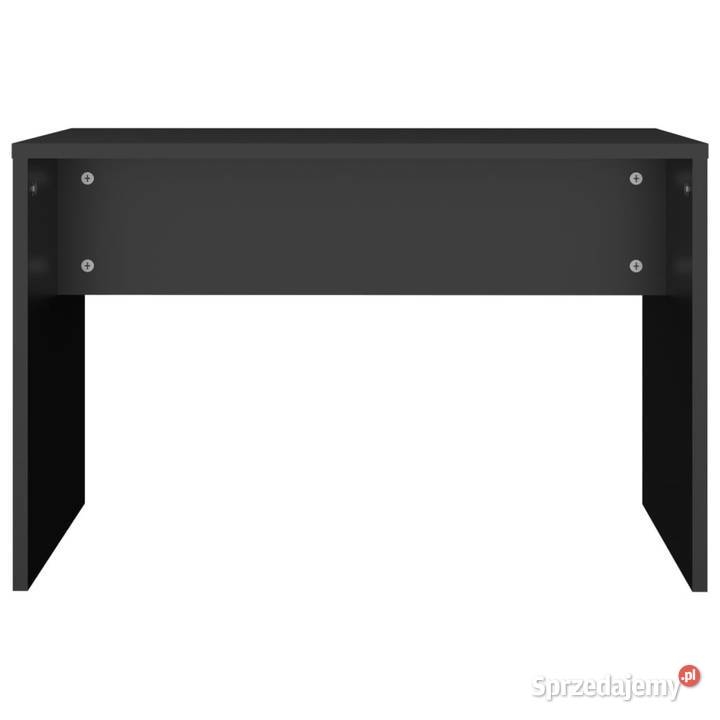 Stołek do toaletki czarny 70x35x45 materiał Warszawa
